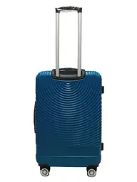 Валіза середня M ABS-пластик Worldline Airtex 652 69×45×29см 88л Синій - мініатюра 3