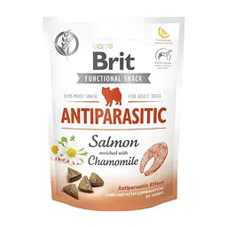 Функціональні ласощі для собак Brit Care Functional Snack Antiparasitic Salmon з лососем 150 г (111425/540013)