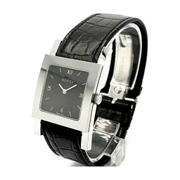 Наручний годинник Gucci 7900M 17931 BLK/STEEL/BLK SIM ALLIGA - мініатюра 2