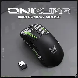 Комп'ютерна мишка Onikuma 12800 DPI 3 режими підключення (Bluetooth / 2.4GHz / кабель Type-C) для ПК - мініатюра 2