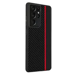 Чохол накладка Primolux CFC для Samsung Galaxy S21 Ultra (SMS998) Black&Red - мініатюра 3