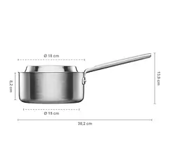 Каструля Norden Steel 1,8 л - мініатюра 2