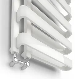 Рушникосушка дизайнерська Ideale Gia 11 9/1300/500 білий, Білий - мініатюра 2