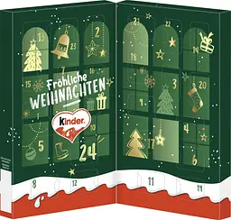 Адвент календар Kinder Frohliche Weihnaachten 121 г