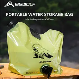 Портативна Міні-складна Сумка Для Води 8л Для Кемпінгу water bag - мініатюра 3
