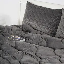 Ковдра ТЕП Velour 150x210 см темно-сіра (1-04870_34535) - мініатюра 6