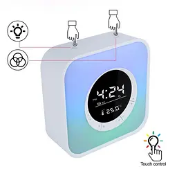 Портативная колонка, часы, будильник Kisonli Q6A Bluetooth 3600mAh 5Вт - мініатюра 7
