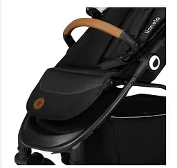 Прогулянкова коляска Lionelo Natt Black Onyx, чорний (LO-NATT BLACK ONYX) - мініатюра 3