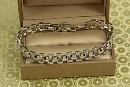 Браслет Xuping Jewelry Стрічка Афродіти 19,5 см 8 мм сріблястий