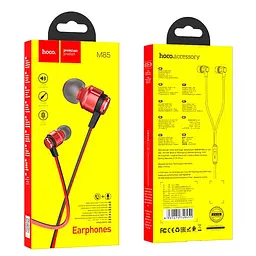 Навушники Hoco Platinum sound universal earphone with mic M85 - мініатюра 2