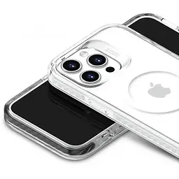 Чохол Vokamo Smult MagSafe для Apple iPhone 15 Pro Max магнітний White - мініатюра 4