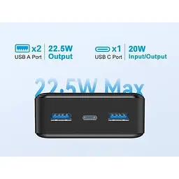 Портативний зарядний пристрій AsperX 20000 mAh 22,5W - мініатюра 2