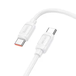 Кабель Hoco X115 Surpass 240W fast charging data cable Type-C to Type-C White