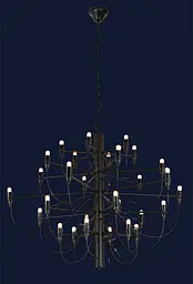 Люстра в стилі лофт Levistella 7728236-30 BK - мініатюра 2