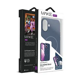 Чохол MAKE Apple iPhone 17 Silicone Solo Denim - мініатюра 2