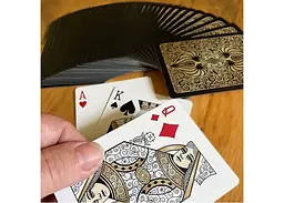 Карти гральні United States Playing Card Company Bicycle Aureo (black) (09409b) - мініатюра 3
