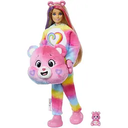 Лялька Barbie Cutie Reveal Care Bears: нова хвиля - ведмедик Єдність (JFV60)