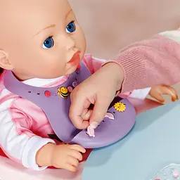 Нагрудник для ляльки Baby Born серії Pinplay Стильне годування (837221) - мініатюра 6