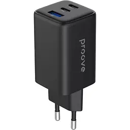 Мережевий зарядний пристрій Proove Pocket GaN 65W Black (WCPG65121201)
