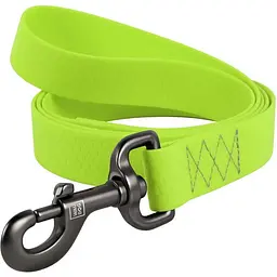 Повідець для собак Waudog Waterproof, водостійкий, S, 122х1,5 см, салатовий