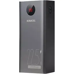 Зовнішній акумулятор Romoss PEA40PF 40000mAh 22.5W Black [PEA40-152-2133H] [120778] - мініатюра 2