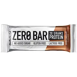 Батончик протеїновий BiotechUSA Zero Bar Double chocolate 50 г
