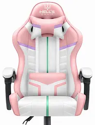 Комп'ютерне крісло Hell's Chair HC-1004 Rainbow PINK - мініатюра 6