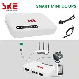 Міні ДБЖ для роутерів MINI DC UPS SKE POE-632E 8800 mah - мініатюра 4