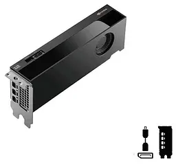 Відеокарта PNY RTX PRO 4000 24GB SFF Blackwell (VCNRTXPRO4000LP-PB) (GDDR7, 192 bit, PCI-E v5.0) - мініатюра 2