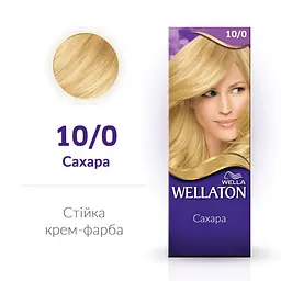 Стійка крем-фарба для волосся Wellaton відтінок 10/0 сахара 110 мл - мініатюра 2