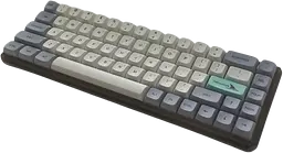 Клавіатура бездротова Motospeed Darmoshark K5 Gateron Yellow Pro RGB Light Gray (dmk5lgypro) - мініатюра 2