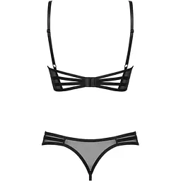 Комплект Obsessive Roxelia 2-pcs crotchless set M/L - мініатюра 4