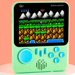 Ретро ігрова приставка SUP G7 Game Box Portable 666 in 1 AV (Green) [74651] - мініатюра 2