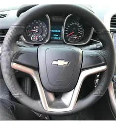 Чохол Обплетення Керма для Chevrolet Cruze/Aveo/Orlando 2009-2015 Шкіра (Модельна Викрійка) №13