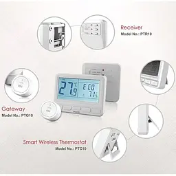 Бездротовий Wifi термостат Poer PTC10-WIFI з терморегулятором (100148) - мініатюра 6