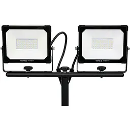 Прожектори Yato SMD LED на штативі 2x30 Вт 230 В 2x2850 Lm чорні (YT-818171) - мініатюра 3