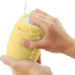 Мастурбатор Tenga Puffy Custard Yellow - мініатюра 7