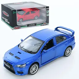 Машина металева інерційна з гумовими колесами AS-3063 АвтоМир,1:41,Mitsubishi - мініатюра 1