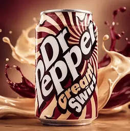 Газований напій Dr Pepper Cream Swirl 330 мл - мініатюра 4