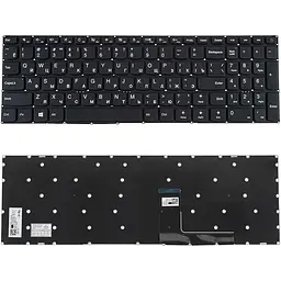 Клавіатура для ноутбука LENOVO (IdeaPad 110-15ACL) rus чорний без фрейма