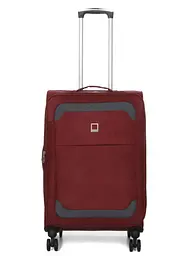 Валіза Середня (M) тканинна Airtex Worldline Tirana 608 на 4 колесах 65x41x23см 69л Бордовий - мініатюра 2