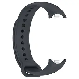 Ремінець для фітнес-браслета Lemfo для Xiaomi Mi Band 8 і 9 темно-сірий - мініатюра 2