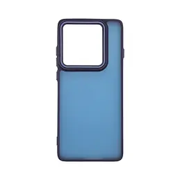 Противоударный чехол для Motorola Edge 60 Pro 5G, Frame, синий, панель-накладка, термополиуретан TPU + поликарбонат PC, защита всего корпуса, защита кнопок и камеры, устойчив к деформациям, ArmorStandart (ARM86091)
