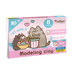 Пластилін 8 кол. 160г "Yes" /540657/ "Pusheen" (1/30) - мініатюра 1