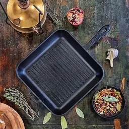 Сковорода-гриль чавунна Maysternya 280-280-40MRgrill 28х28х4см - мініатюра 2
