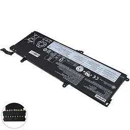 Батарея для ноутбука Lenovo L18M3P71 (ThinkPad T590 T15 Gen 1 P15s Gen 1) 11.52V 4950mAh 57Wh Чорний