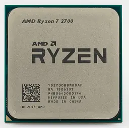 Процесор AMD Ryzen 7 2700 (YD2700BBM88AF) (Socket AM4, 16T, 4.1 ГГц, Tray) Б/в