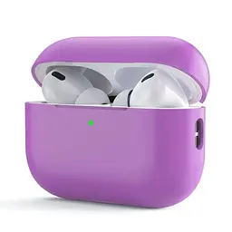 Силіконовий чохол для навушників Apple AirPods Pro 2 2022, Silicone Case, фіолетовий, захисний чохол, ультратонкий і легкий, захист від подряпин, пилу та ударів, м"який силікон, ArmorStandart (ARM64540)