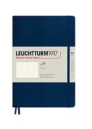 Блокнот Leuchtturm1917 Середній, М'яка обкладинка, темно-синій, крапка (362850)