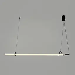 Трубчастий LED світильник із чорним корпусом 120 см | Line F | Арт. NO17-1200L BK - мініатюра 6